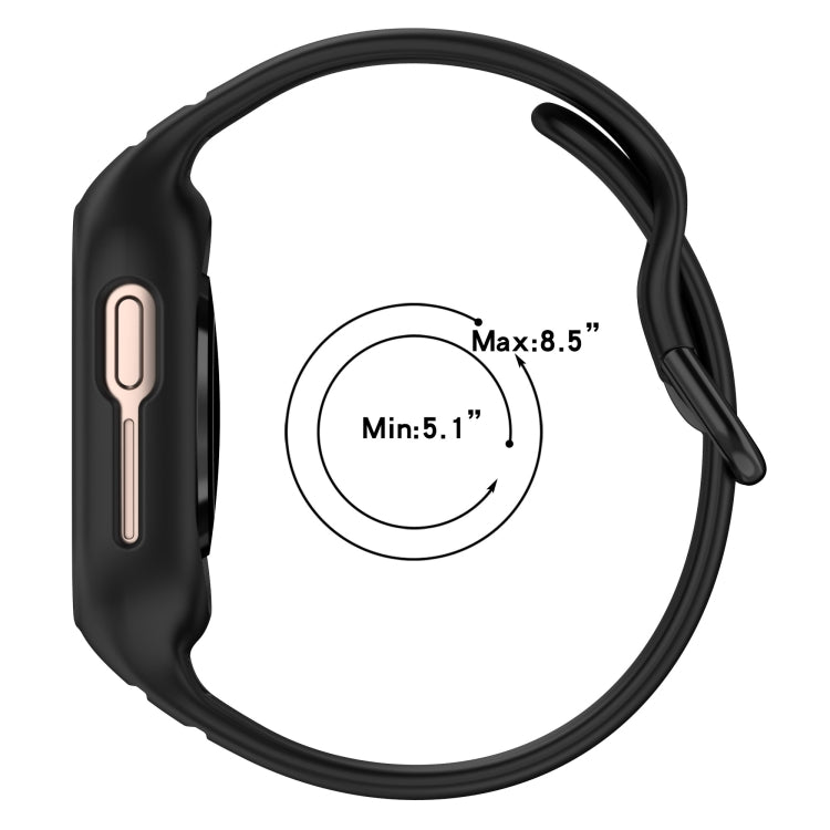 For Honor Watch 4 Integrated Fully Enclosed Silicone Watch Band(Ink Blue) - Watch Bands by PMC TechLife | Online Shopping South Africa | PMC TechLife | Buy Now Pay Later Mobicred