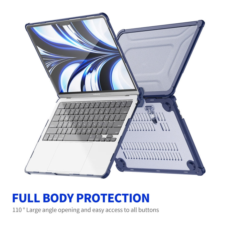 For MacBook Air 13.6 A2681 ENKAY Hat-Prince 3 in 1 Protective Bracket Case Cover Hard Shell with TPU Keyboard Film / PET Screen Protector, Version:US(Black) - free shipping - PMC TechLife - Order now!