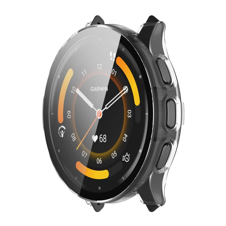 Compatible with Garmin Venu 3S ENKAY Hat-Prince Full Coverage PC + Tempered Glass Film Integrated Watch Case(Transparent) - free shipping - PMC TechLife - Order now!