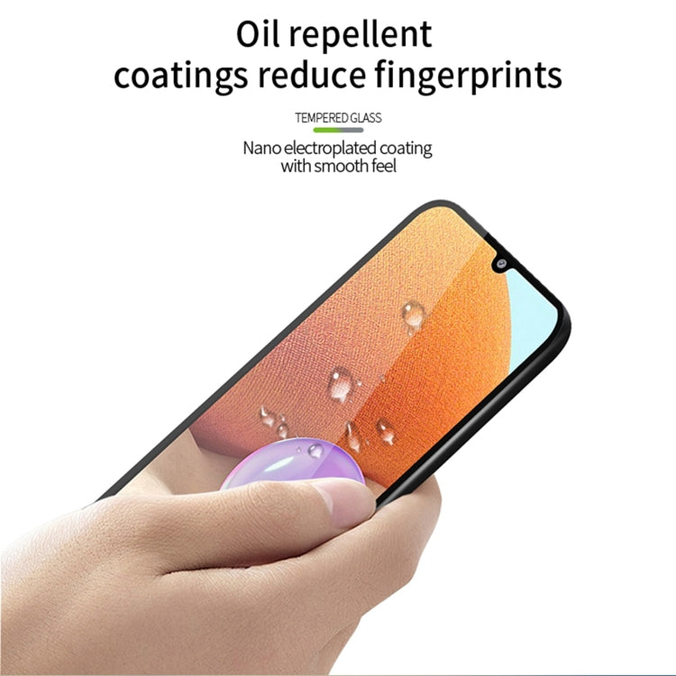 For Samsung Galaxy A15 PINWUYO 9H 2.5D Full Screen Tempered Glass Film(Black) - Galaxy Tempered Glass by PINWUYO | Online Shopping South Africa | PMC TechLife | Buy Now Pay Later Mobicred