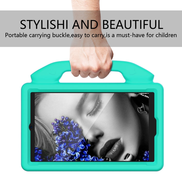 For Samsung Galaxy Tab A9 X110 Thumb Bracket EVA Shockproof Tablet Case(Glacial Green) - free shipping - PMC TechLife - Order now!