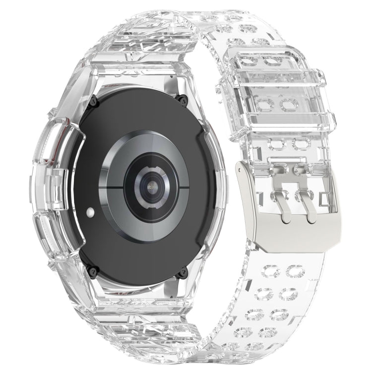 For Samsung Galaxy Watch6 Classic 47mm  R960 Glacier TPU Integrated Watch Band(Transparent) - free shipping - PMC TechLife - Order now!