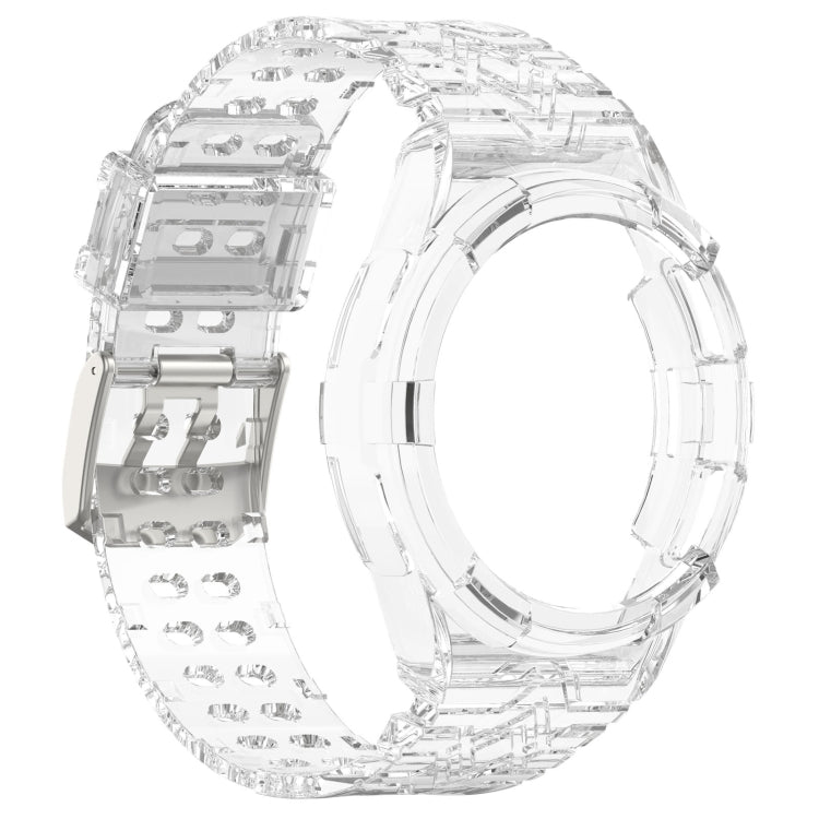 For Samsung Galaxy Watch6 Classic 47mm  R960 Glacier TPU Integrated Watch Band(Transparent) - free shipping - PMC TechLife - Order now!