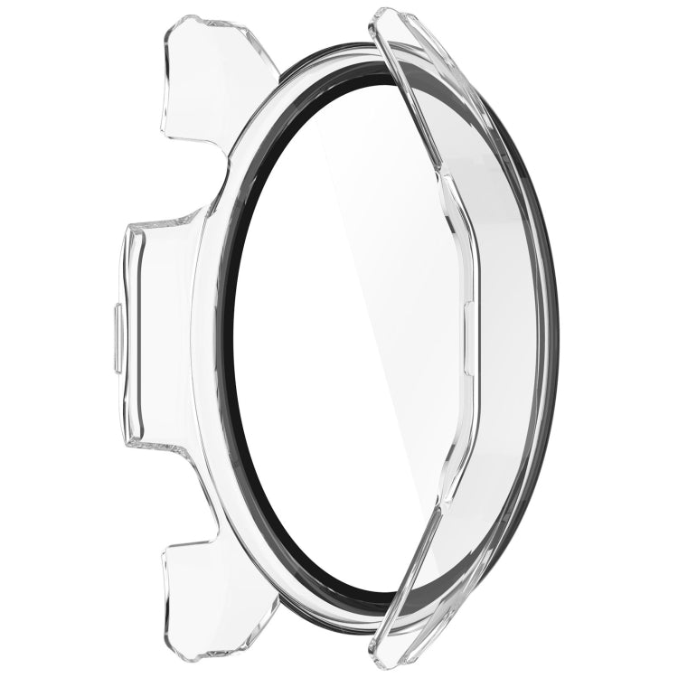 For Huawei Watch GT4 46mm PC+Tempered Glass Integrated Smart Watch Case(Transparent) - Watch Cases by PMC TechLife | Online Shopping South Africa | PMC TechLife