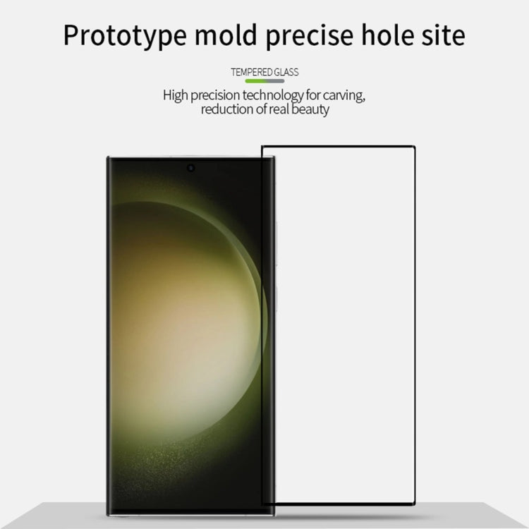 For Samsung Galaxy S24 Ultra 5G MOFI 9H 3D Hot Bending Tempered Glass Film(Black) - free shipping - PMC TechLife - Order now!