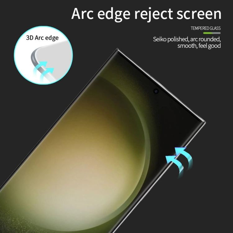 For Samsung Galaxy S24 Ultra 5G MOFI 9H 3D Hot Bending Tempered Glass Film(Black) - free shipping - PMC TechLife - Order now!