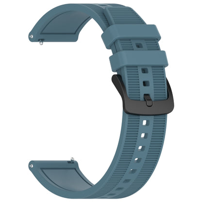 For Garmin Vivoactive 4 22mm Textured Silicone Solid Color Watch Band(Rock Cyan) - Watch Bands by PMC Jewellery | Online Shopping South Africa | PMC Jewellery