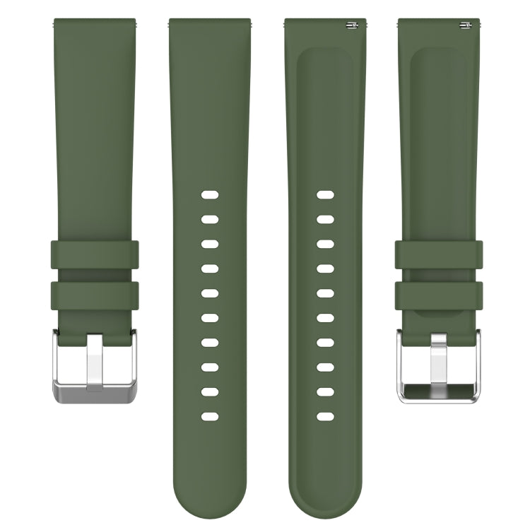 Compatible with Garmin Move Trend 20mm Smooth Solid Color Silicone Watch Band(Beige) - free shipping - PMC TechLife - Order now!