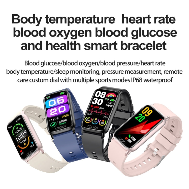 TK72 1.47 inch Color Screen Smart Watch, Support Heart Rate / Blood Pressure / Blood Oxygen / Blood Sugar Monitoring(Pink) - Smart Wristbands by PMC TechLife | Online Shopping South Africa | PMC TechLife
