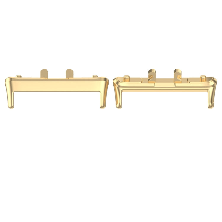 For Samsung Galaxy Fit 3 SM-R390 1 Pair Metal Watch Band Connector(Gold) - Watch Bands by PMC TechLife | Online Shopping South Africa | PMC TechLife