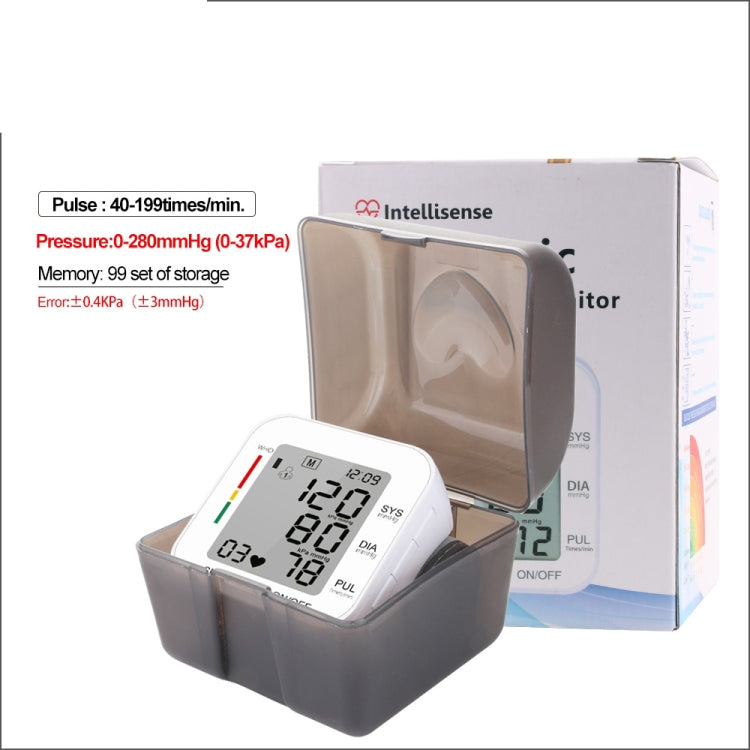 RZ204 Automatic Digital Wrist Cuff Blood Pressure Monitor Heart Beat LCD Digital Wrist Watch - Sphygmomanometer by PMC TechLife | Online Shopping South Africa | PMC TechLife