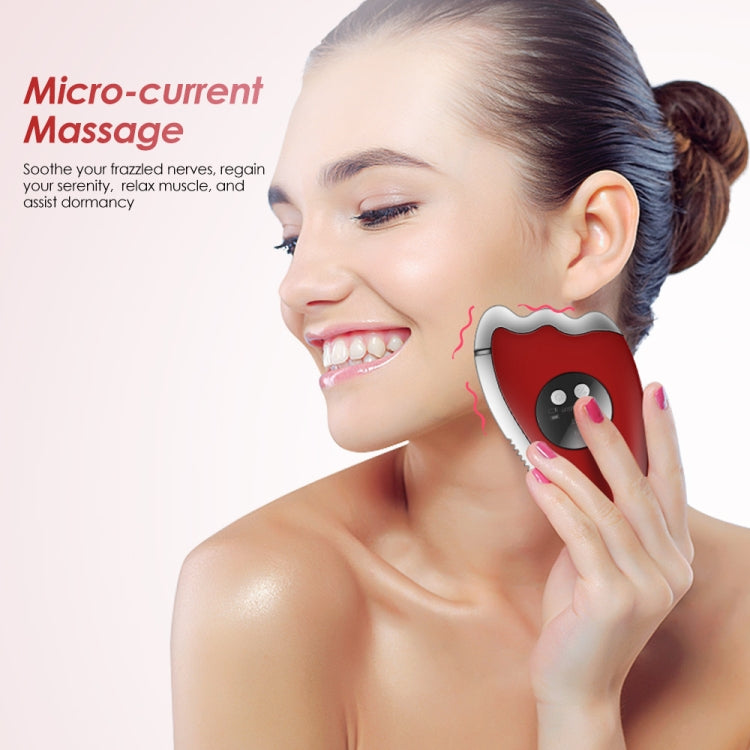 K-SKIN KD817 Facial Scratch Pad Dredge Meridian Soothing Fatigue Scraping Plate Electric Massager Soothing Stress USB Charging(White) - free shipping - PMC TechLife - Order now!