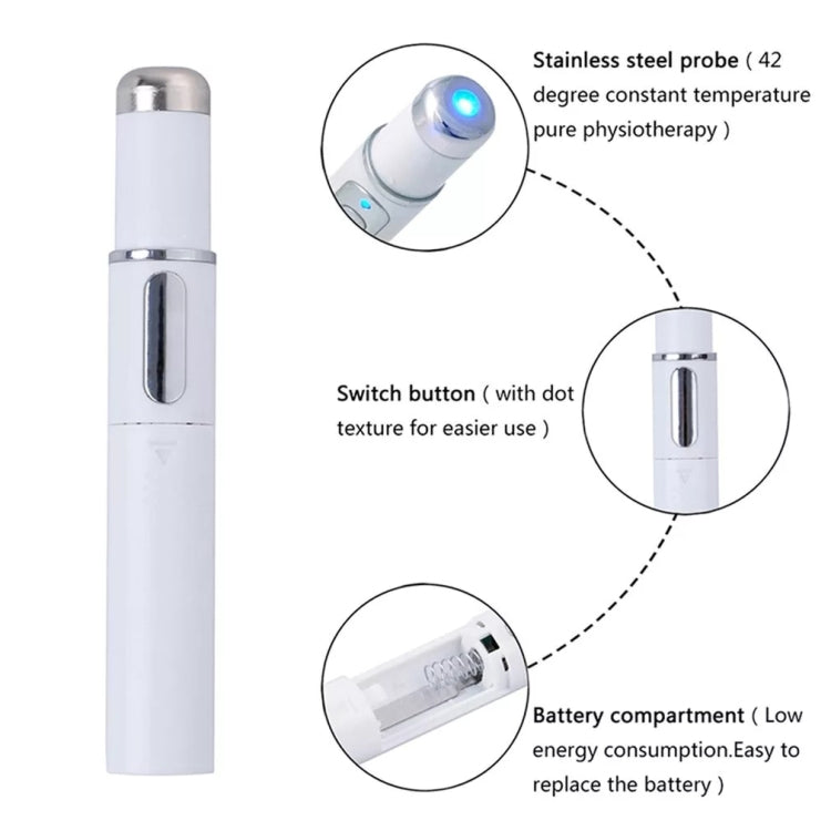 K-SKIN KD-7910 Acne Laser Pen Portable Wrinkle Removal Machine Durable Soft Scar Remover Device Blue Light Therapy Pen - free shipping - PMC TechLife - Order now!