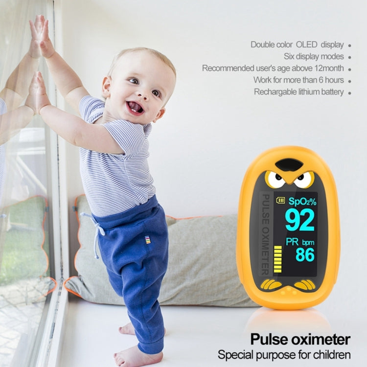 Pediatric Finger Pulse Oximeter Neonatal Blood Oxygen Children Kids Rechargeable USB Infant Blood Oxygen Monitor - Finger Pulse Oximeter by PMC Jewellery | Online Shopping South Africa | PMC Jewellery