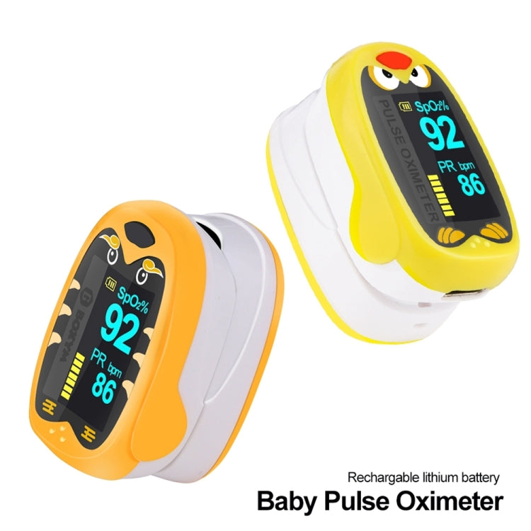 Pediatric Finger Pulse Oximeter Neonatal Blood Oxygen Children Kids Rechargeable USB Infant Blood Oxygen Monitor(Orange) - Finger Pulse Oximeter by PMC TechLife | Online Shopping South Africa | PMC TechLife | Buy Now Pay Later Mobicred