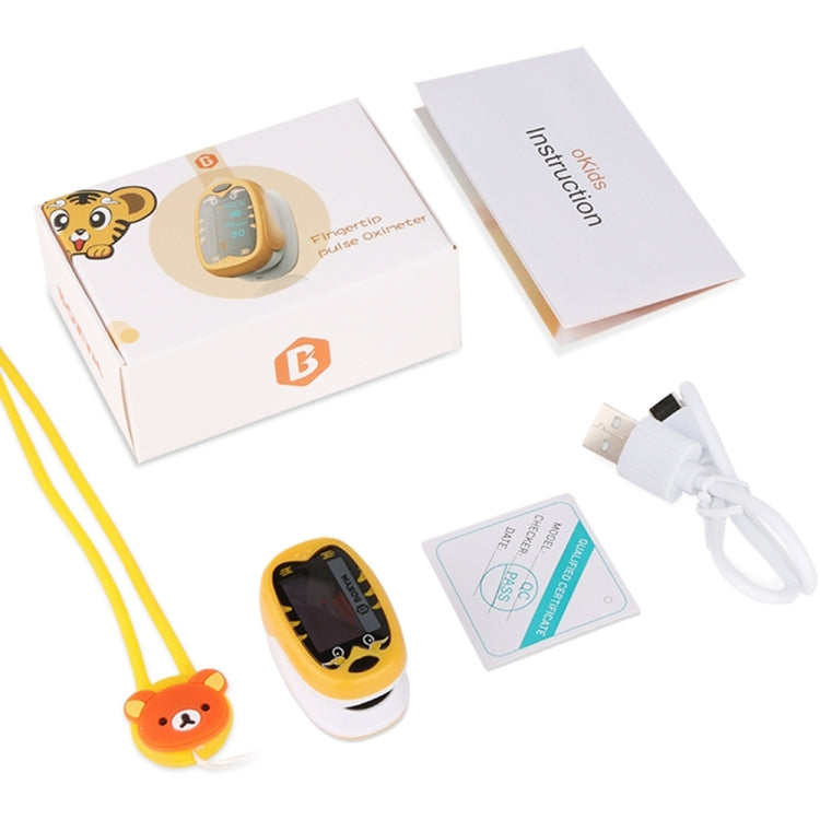 Pediatric Finger Pulse Oximeter Neonatal Blood Oxygen Children Kids Rechargeable USB Infant Blood Oxygen Monitor(Orange) - Finger Pulse Oximeter by PMC TechLife | Online Shopping South Africa | PMC TechLife | Buy Now Pay Later Mobicred