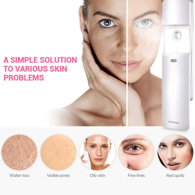 K-SKIN KD777 Nano Cool Facial Sprayer Handheld Portable Skincare Humidifier Skin Care Automatic Alcohol Sprayer(White) - Beauty Instrument by K-SKIN | Online Shopping South Africa | PMC TechLife | Buy Now Pay Later Mobicred