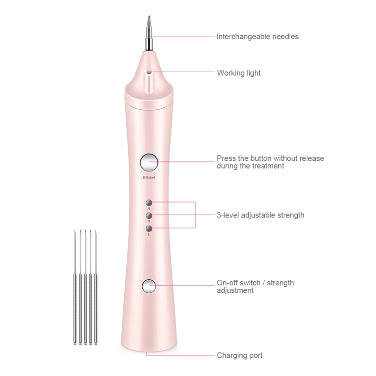 K-SKIN KD306 Laser Spotting Machine Plasma Pen Dark Eyelash Remover for Facial Spasm Removal Tattoo Skin Care(Pink) - free shipping - PMC TechLife - Order now!