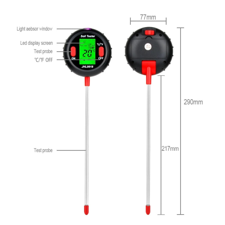 RZ104 Soil PH Meter Humidity Detector Digital PH Meter Soil Monitor PH Gardening Plant Soil Tester - PH & Moisture Meter by PMC TechLife | Online Shopping South Africa | PMC TechLife | Buy Now Pay Later Mobicred