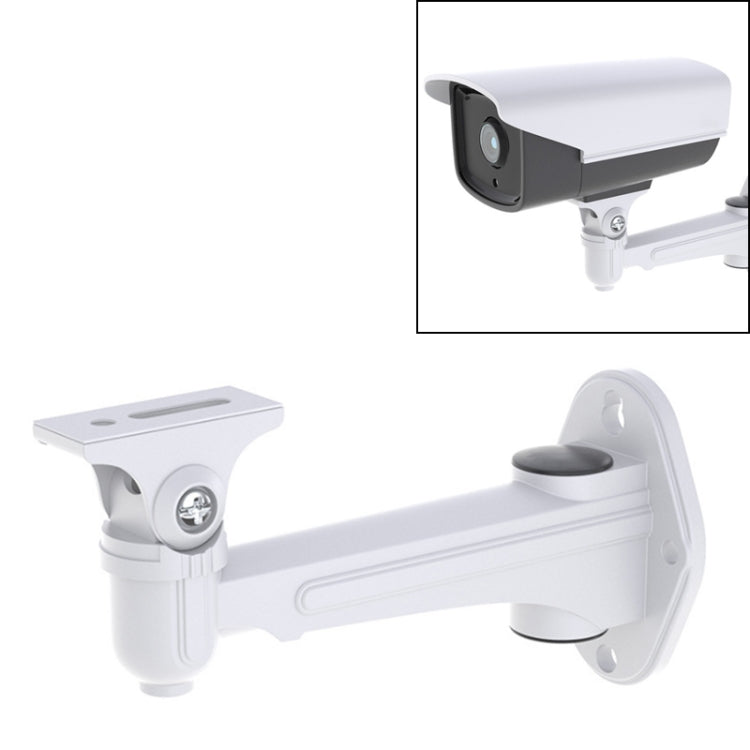 CCTV Wall Mount Stand Aluminum Metallic Silver Bracket Indoor Outdoor for Bullet Camera IP Camera Bracket Accessories - Mounting Bracket by PMC TechLife | Online Shopping South Africa | PMC TechLife