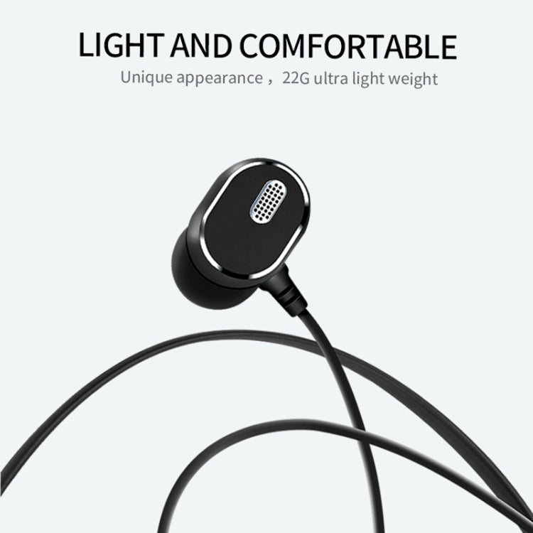 DM-22 Magnetic Bluetooth Earphone DM-22 Neckband Sport headset with Mic Wireless Handsfree Earphoness(Blue) - Neck-mounted Earphone by PMC TechLife | Online Shopping South Africa | PMC TechLife
