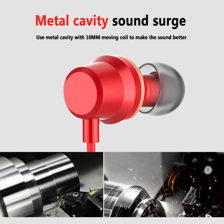 BT315 Sport Bluetooth Headset Wireless Stereo Earphone Bluetooth 4.1 Earpiece With Mic Sport Bass Magnetic Necklace Earpiece(Red) - Sport Earphone by PMC TechLife | Online Shopping South Africa | PMC TechLife