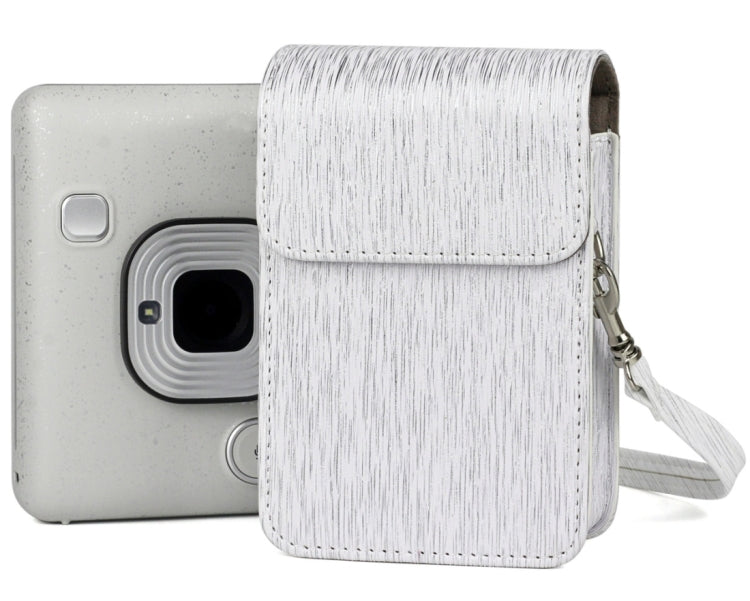 Richwell Brushed Camera Case PU Leather Case for Fujifilm Instax Mini Liplay Instant Camera(Black) - free shipping - PMC TechLife - Order now!