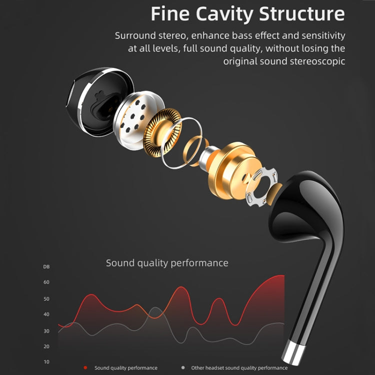 BT313 Magnetic Earbuds Sport Wireless Headphone Handsfree bluetooth HD Stereo Bass Headsets with Mic(White) - Sport Earphone by PMC TechLife | Online Shopping South Africa | PMC TechLife