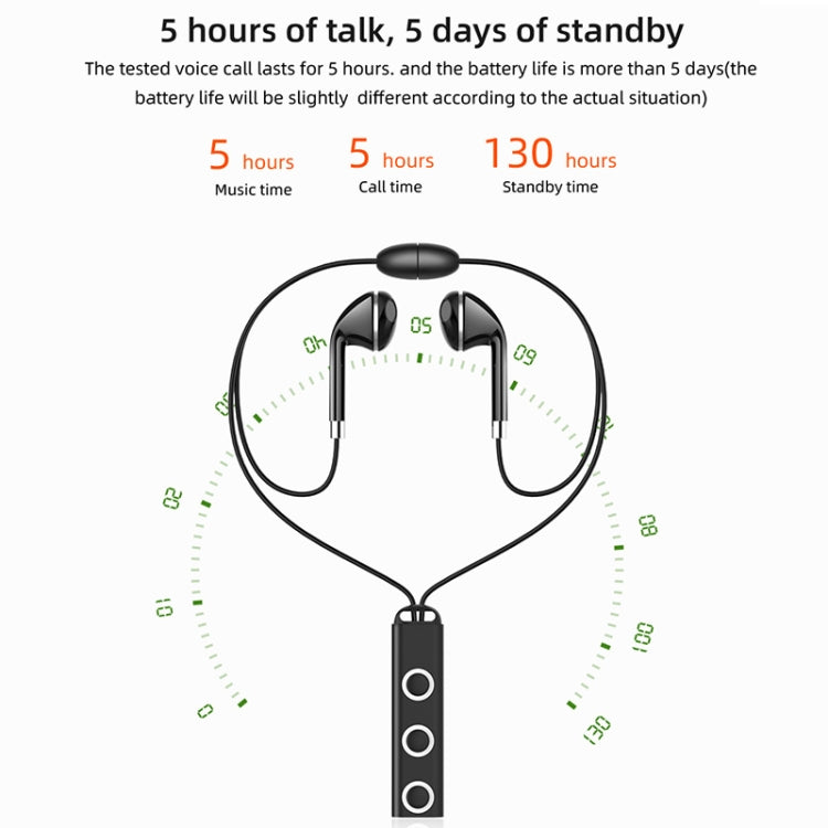 BT313 Magnetic Earbuds Sport Wireless Headphone Handsfree bluetooth HD Stereo Bass Headsets with Mic(White) - Sport Earphone by PMC TechLife | Online Shopping South Africa | PMC TechLife