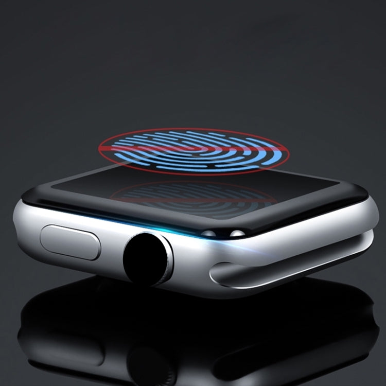 For Apple Watch Series 5 / 4 44mm 2pcs mocolo 0.33mm 9H 3D Round Edge Full Glue Tempered Glass Film - Watch Cases by mocolo | Online Shopping South Africa | PMC TechLife | Buy Now Pay Later Mobicred