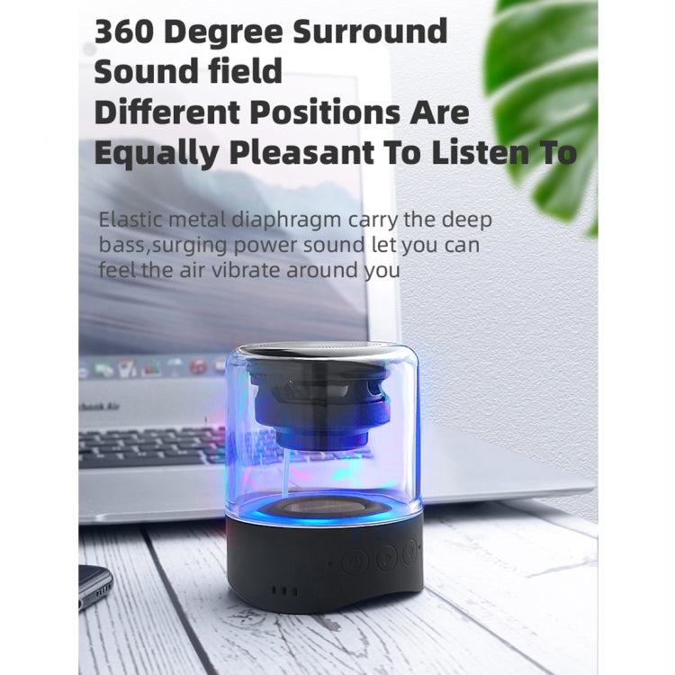 Fineblue MK-22 TWS Magnetic Absorption Bluetooth Speaker With LED Light Speaker - free shipping - PMC TechLife - Order now!
