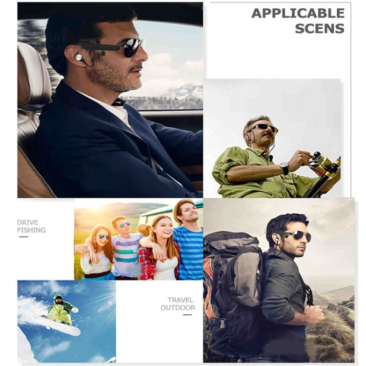 A8 Wireless Earphone Bluetooth Headset Sunglasses Music Headphones Smart Glasses Earbud Hands-free with Mic - Bluetooth Earphone by PMC TechLife | Online Shopping South Africa | PMC TechLife