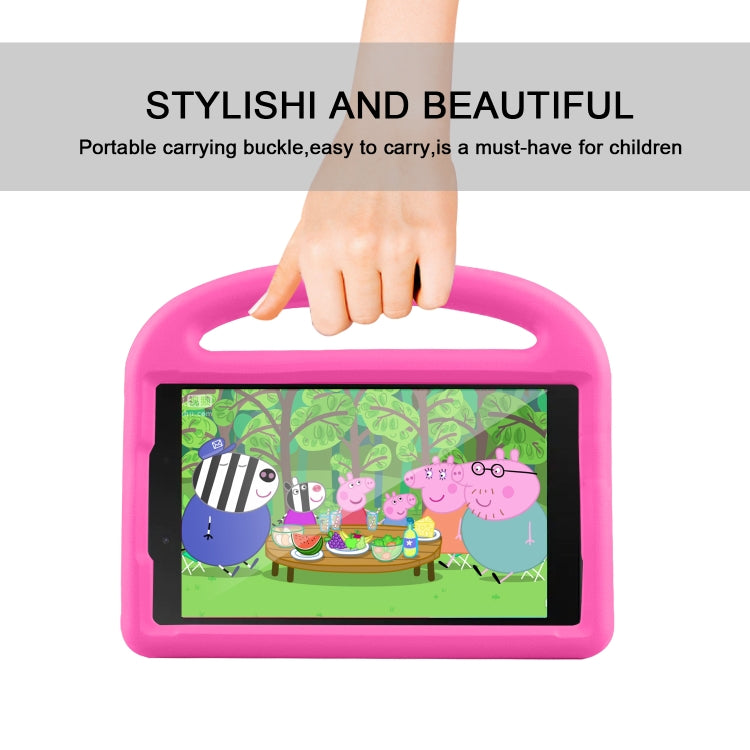 For Galaxy Tab A 8.0 (2019)T290 / T295 Sparrow Style Flat Anti Falling Protective Shell with Bracket(Rose Pink) - Tab A 8.0 & S Pen (2019) P200/P205 by PMC TechLife | Online Shopping South Africa | PMC TechLife | Buy Now Pay Later Mobicred