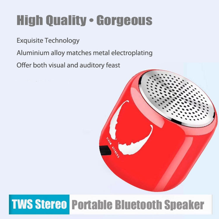 M9 Bluetooth5.0 Subwoofer Portable Speaker Aluminium Alloy Body Music Player(Black) - Mini Speaker by PMC Jewellery | Online Shopping South Africa | PMC Jewellery