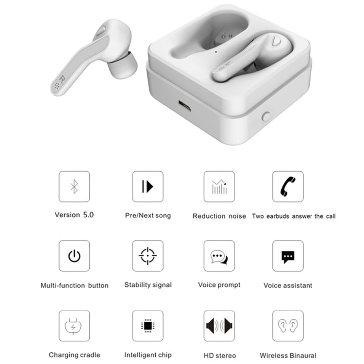 T88 Mini Touch Control Hifi Wireless Bluetooth Earphones TWS Wireless Earbuds with Charger Box(Black) - TWS Earphone by PMC Jewellery | Online Shopping South Africa | PMC Jewellery