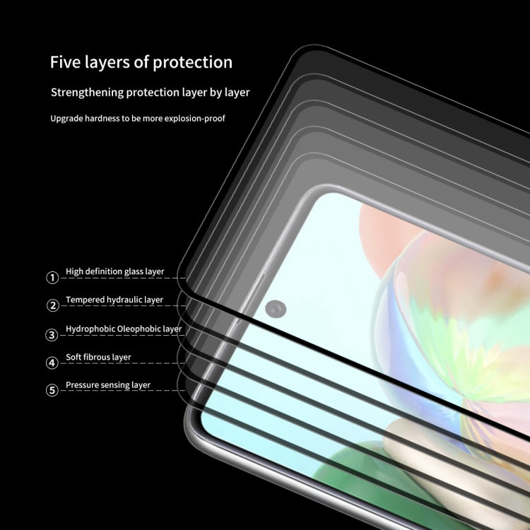 For  Galaxy A71 ENKAY Hat-Prince 2 PCS Full Glue 0.26mm 9H 2.5D Tempered Glass Full Coverage Film - Galaxy Tempered Glass by ENKAY | Online Shopping South Africa | PMC TechLife | Buy Now Pay Later Mobicred