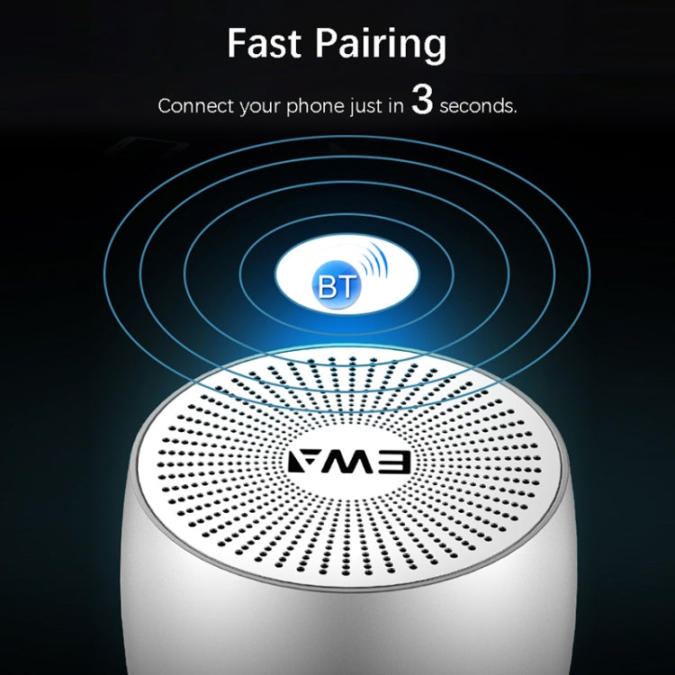 EWA A103 Portable Bluetooth Speaker Wireless Heavy Bass Bomm Box Subwoofer Phone Call Surround Sound Bluetooth Shower Speaker(Rose Gold) - free shipping - PMC TechLife - Order now!