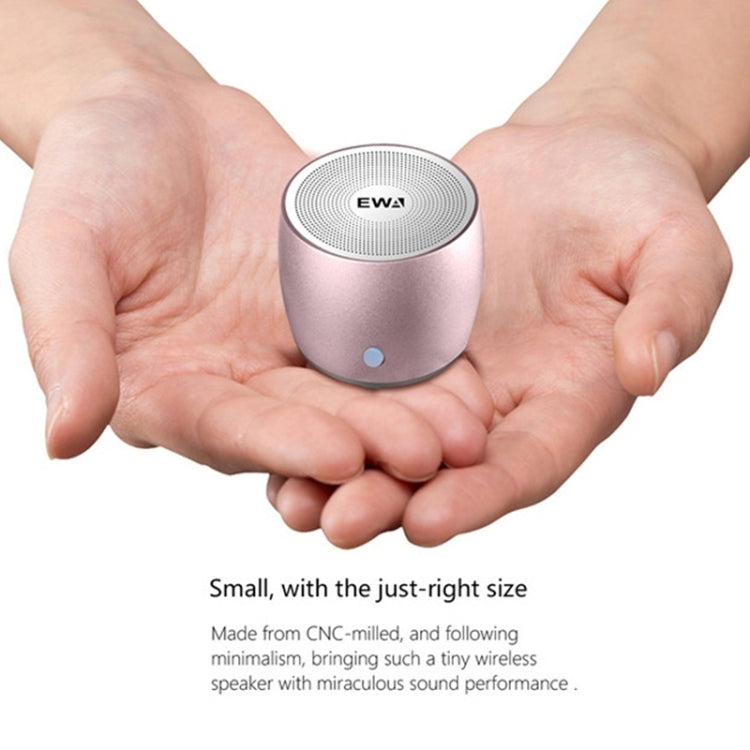 EWA A103 Portable Bluetooth Speaker Wireless Heavy Bass Bomm Box Subwoofer Phone Call Surround Sound Bluetooth Shower Speaker(Silver) - free shipping - PMC TechLife - Order now!