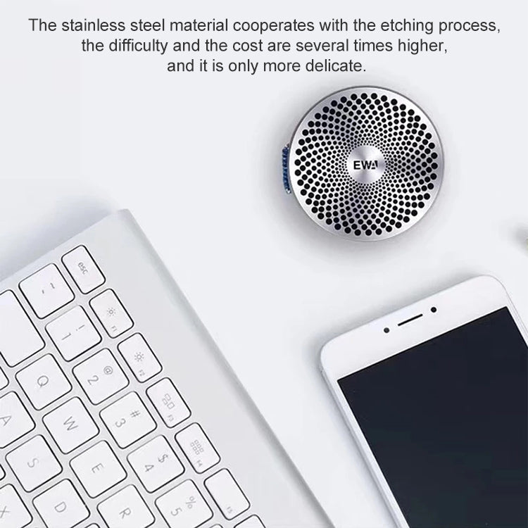 EWA A113 Portable Super Mini Bluetooth Speaker Wireless Bass Subwoofer Boom Box Speakers(Rose Gold) - Mini Speaker by EWA | Online Shopping South Africa | PMC TechLife | Buy Now Pay Later Mobicred