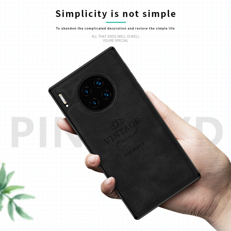 For Huawei Mate 30 Pro 5G (Leather) PINWUYO Zun Series PC + TPU + Skin Waterproof Anti-fall All-inclusive Protective Case(Brown) - free shipping - PMC TechLife - Order now!