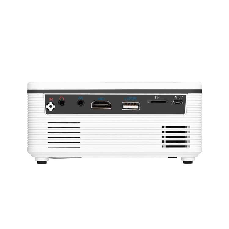 S361 80 lumens 320 x 240 Pixel Portable Mini Projector, Support 1080P, EU Plug(White) - LED Projector by PMC Jewellery | Online Shopping South Africa | PMC Jewellery