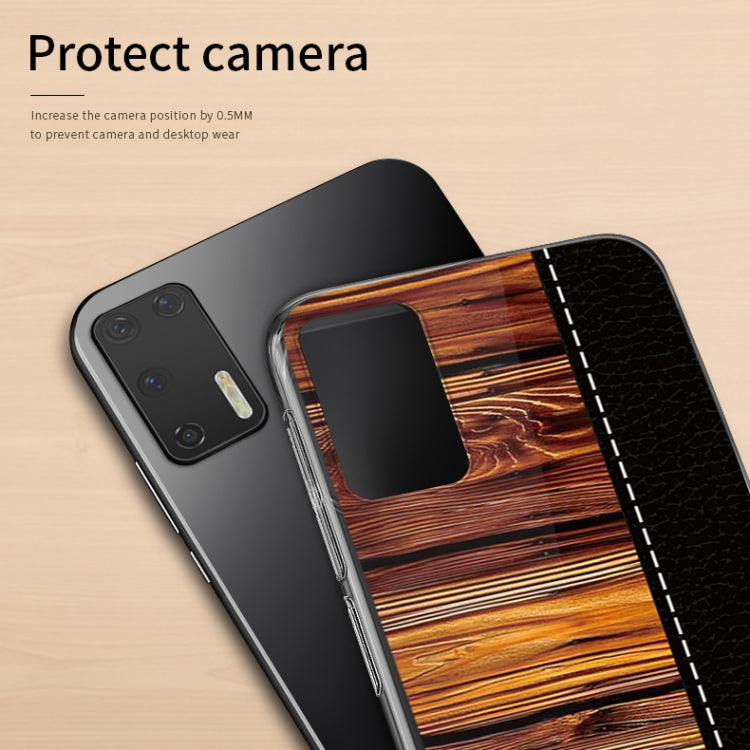 For Huawei P40 PINWUYO Pindun Series Slim 3D Flashing All-inclusive PC Case(Brown) - Huawei Cases by PINWUYO | Online Shopping South Africa | PMC TechLife | Buy Now Pay Later Mobicred