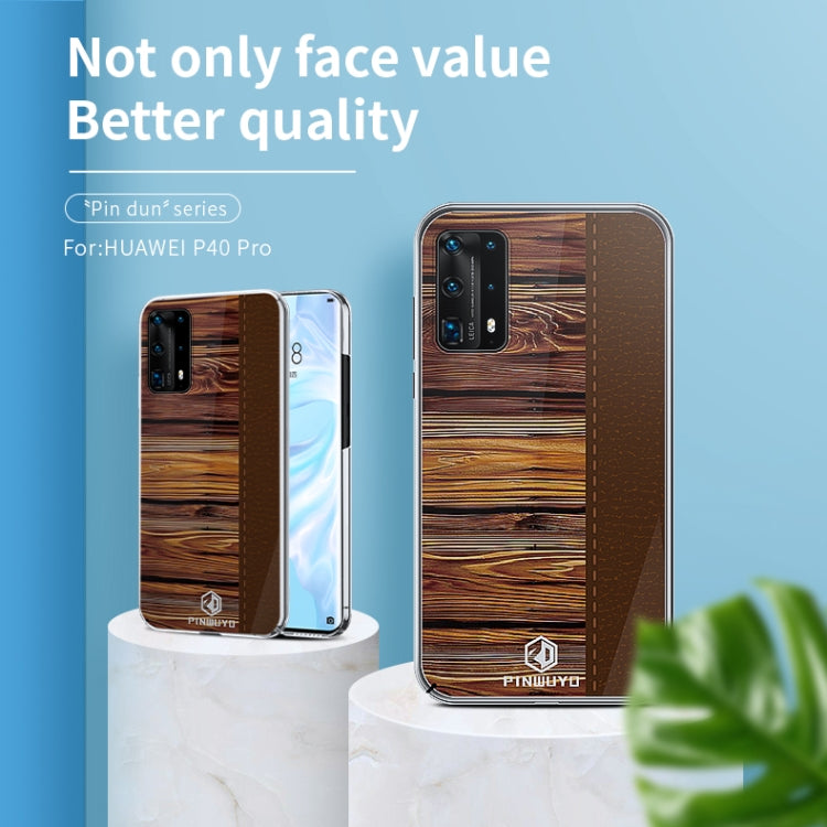 For Huawei P40 Pro PINWUYO Pindun Series Slim 3D Flashing All-inclusive PC Case(Brown) - Huawei Cases by PINWUYO | Online Shopping South Africa | PMC TechLife | Buy Now Pay Later Mobicred