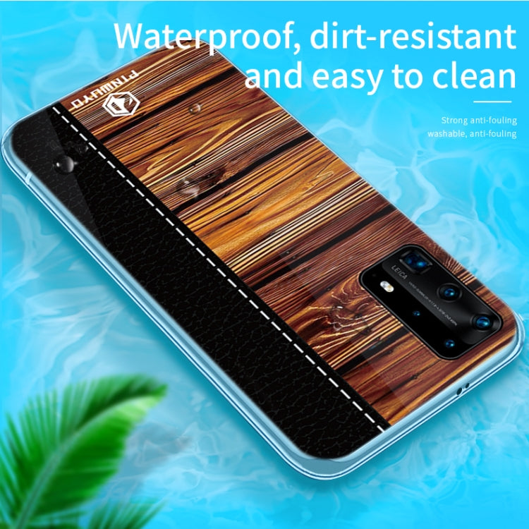 For Huawei P40 Pro PINWUYO Pindun Series Slim 3D Flashing All-inclusive PC Case(Brown) - Huawei Cases by PINWUYO | Online Shopping South Africa | PMC TechLife | Buy Now Pay Later Mobicred