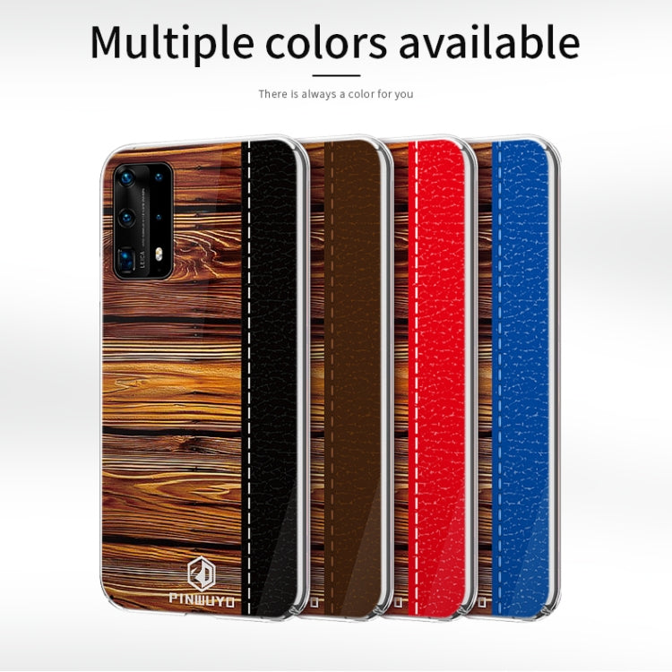 For Huawei P40 Pro PINWUYO Pindun Series Slim 3D Flashing All-inclusive PC Case(Brown) - Huawei Cases by PINWUYO | Online Shopping South Africa | PMC TechLife | Buy Now Pay Later Mobicred