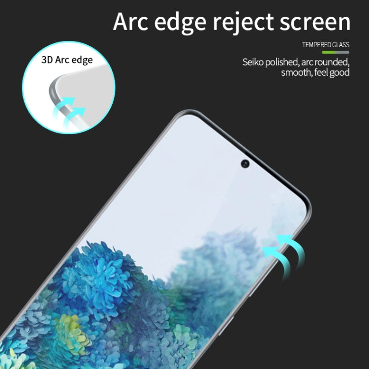 For Galaxy S20 Plus PINWUYO 9H 3D Hot Bending Tempered Glass Film(Black) - Galaxy Tempered Glass by PINWUYO | Online Shopping South Africa | PMC TechLife | Buy Now Pay Later Mobicred