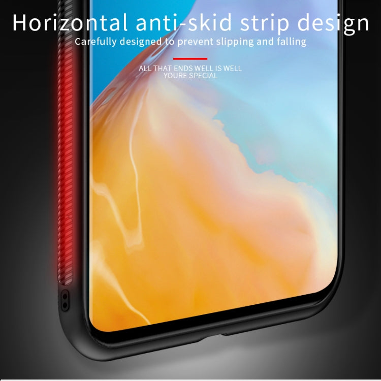 For Huawei P40 pro / P40pro+ PINWUYO Rong Series  Shockproof PC + TPU+ Chemical Fiber Cloth Protective Cover(Black) - Huawei Cases by PINWUYO | Online Shopping South Africa | PMC TechLife | Buy Now Pay Later Mobicred