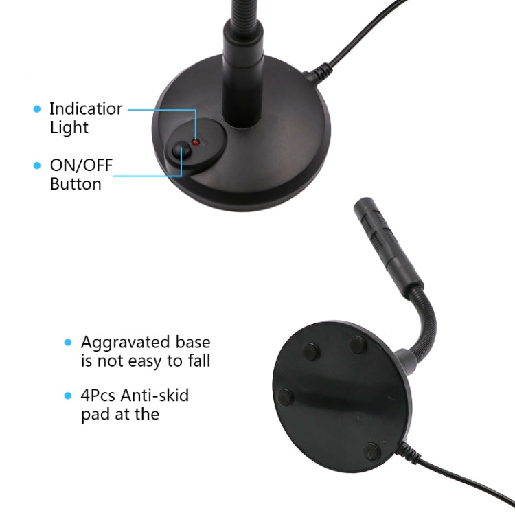 Mini Microphone Micro Voice Changer USB Gaming Condenser Microphone for Computer - Microphone by PMC TechLife | Online Shopping South Africa | PMC TechLife