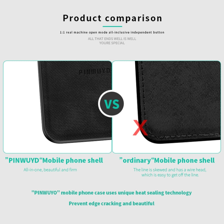 For Oneplus 8 Pro PINWUYO Zun Series PC + TPU + Skin Waterproof And Anti-fall All-inclusive Protective Shell(Brown) - free shipping - PMC TechLife - Order now!