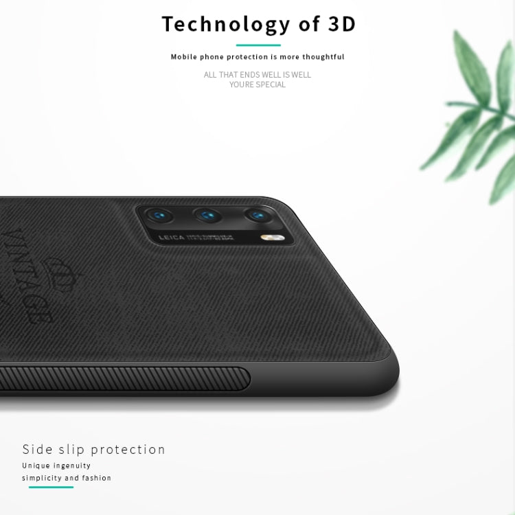 For Huawei P40 PINWUYO Zun Series PC + TPU + Skin Waterproof And Anti-fall All-inclusive Protective Shell(Blue) - free shipping - PMC TechLife - Order now!